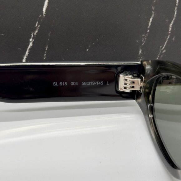 NEW SAINT LAURENT SL618 004 SUNGLASSES UNISEX HAVANA GREY EYEWEAR SL 618 004 main image 9